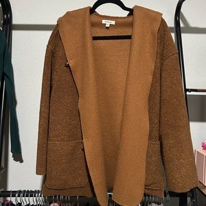 Oversized teddy coat